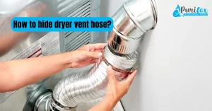 How to hide dryer vent hose